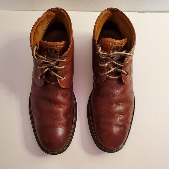 Martin Dingman Chukka Boots Mens 10 Leather Brown Lace Up Casual Brazil main image 4